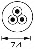 ACコード 固定長(BS) 両端付き:関連画像