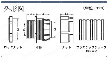 樹脂製フレキチューブ コネクタ:関連画像