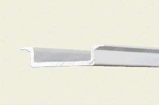 DINレール(アルミタイプ) 取付穴 4．5×25長穴 切断面