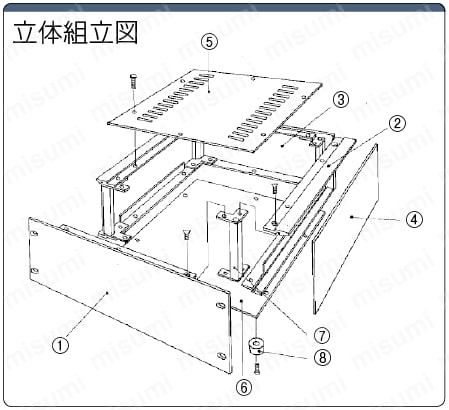 アルミ製ラックケース ERタイプ:関連画像