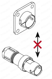 JN1　防水　ストレートプラグ（ワンタッチロック）:関連画像