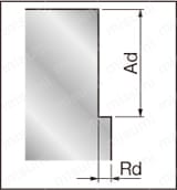 超硬スクエアエンドミル アルミ加工用/3枚刃/刃長2D（ショート）タイプ
