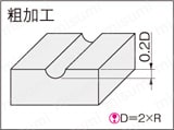超硬ボールエンドミル アルミ加工用/2枚刃/ショートタイプ:関連画像