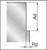 超硬ラジアスエンドミル アルミ加工用/2枚刃/レギュラータイプ