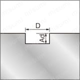 XALシリーズ超硬スクエアエンドミル 2枚刃/刃長4D（ロング）タイプ:関連画像