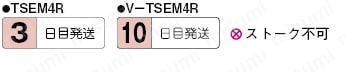 ハイス鋼刃部逃がしエンドミル　４枚刃／レギュラータイプ:関連画像