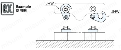 治具用カギ座金:関連画像