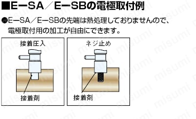 電極用シャンク　エコノミータイプ:関連画像