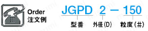 治具研削用軸付きインターナル砥石　電着タイプ:関連画像
