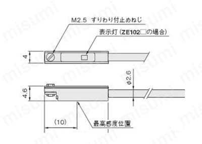 有接点センサスイッチ ZE102シリーズ:関連画像