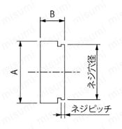 紫外透過フィルター U340シリーズ 外形図