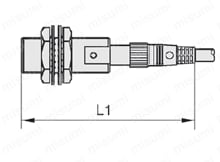 シリンダ形直流2線式AC/DC共用近接センサ　外形図（注-1）