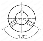 FBN40B フィニッシュドボアスプロケット　規格表 軸穴加工仕様