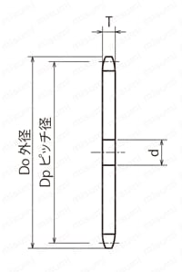 60A70 | 標準スプロケット 60A形 | 片山チエン | MISUMI(ミスミ)
