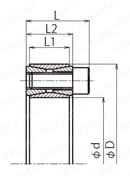 カナロック（コストパフォーマンス商品） KPL200形 外形図
