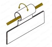 パイプフレーム用アタッチメント ネームホルダー 使用例3