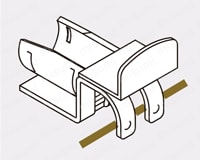 パイプフレーム用シューター用部品 すべりパイプ受金具　使用例4