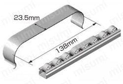 パイプフレーム用シューター用部品 スパホイール用ブレーキ金具 外観図01