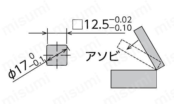 相手軸推奨寸法