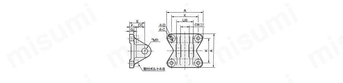 SSD-CB2-16 | SSD用金具 二山クレビス | ＣＫＤ | MISUMI(ミスミ)