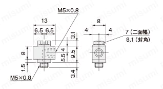 補助機器TAC継手UEFシリーズ 外形図3