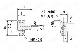 補助機器TAC継手UEFシリーズ 外形図4