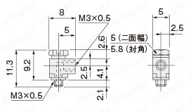 補助機器TAC継手UEFシリーズ 外形図5