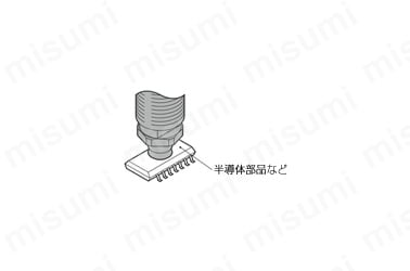 小型パッドは、半導体部品への対応が可能