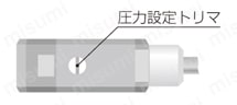 小型圧力センサ 負圧用 ニップルタイプ センサヘッド スイッチ出力