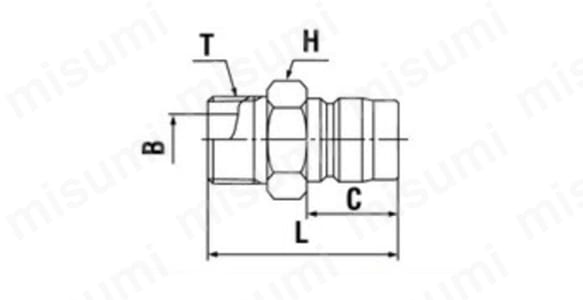 2TPM-STL | TSPカプラ 鋼鉄 TPM型 | 日東工器 | MISUMI(ミスミ)