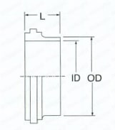 溶接式ライナ 外形図1