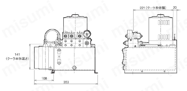 小形油圧ユニット 35HU201シリーズ ＴＡＩＹＯ(太陽鉄工) MISUMI(ミスミ)