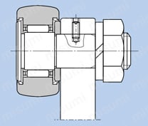 総ころ形カムフォロア KRV 取付け5