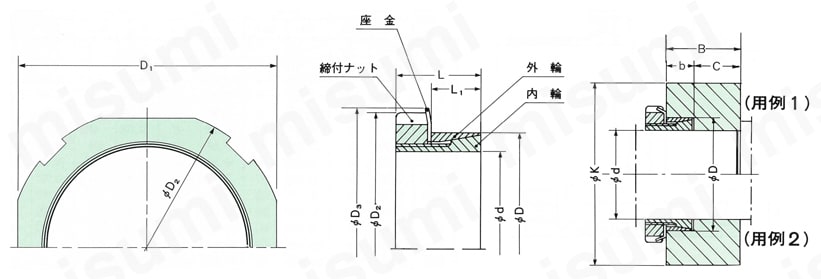クランプエレメント SCE250形 外形図