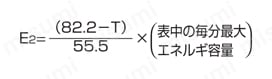 ショックアブソーバ A2M12シリーズ 仕様表関連画像
