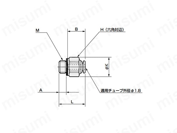 エアファイバ用ワンタッチ継手 CG-S2シリーズ | CKD | MISUMI エアファイバ用ワンタッチ継手 CG-S2シリーズ | CKD | MISUMI
