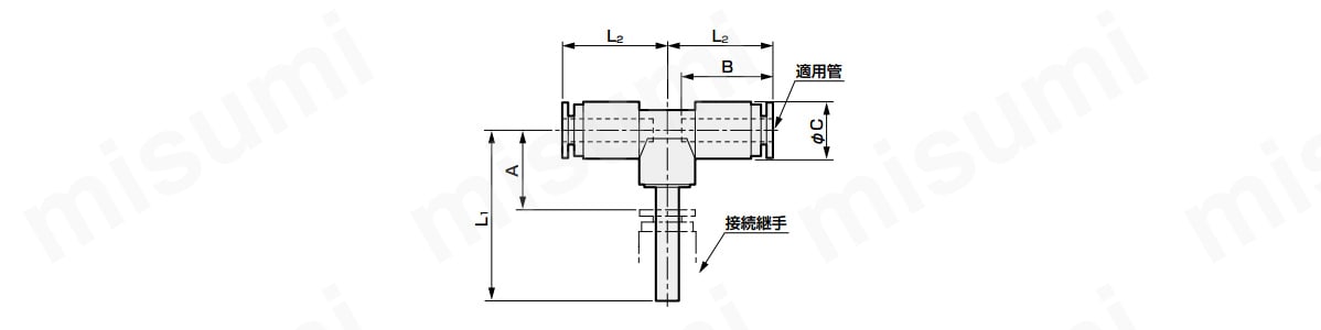 GWP□-Cの寸法図