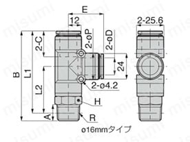 PDの寸法図