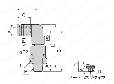 RHL10-03 | 回転部配管 ハイロータリジョイント エルボ | 日本ピスコ