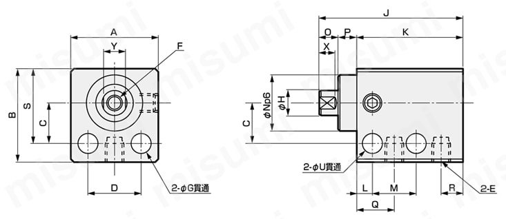 省スペース形小形ダイレクトシリンダMDC2シリーズ | ＣＫＤ | MISUMI(ミスミ)