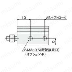 複動形（センサシリンダ） MBDAS4.5・6・8・10 