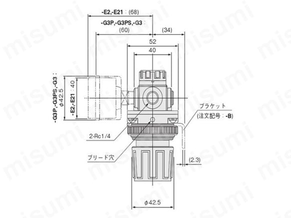 レビュー高評価の商品!の商品をすべて PR200-G3P | 精密レギュレータ PR200シリーズ | コガネイ 補助、予備タンク