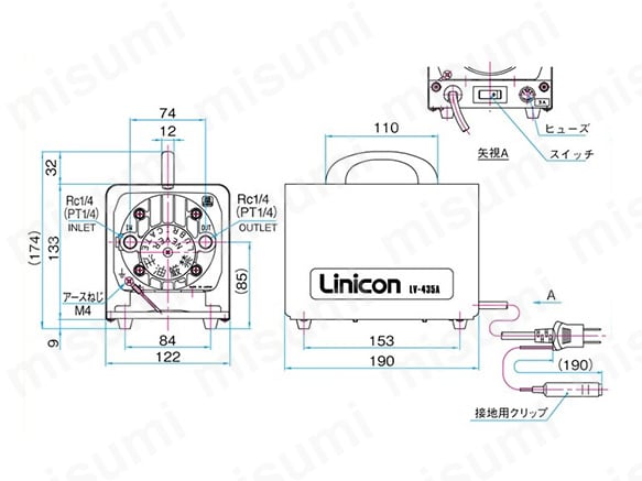 LV-660-A1(50HZ) | リニコンシリーズ LVシリーズ | 日東工器 | MISUMI