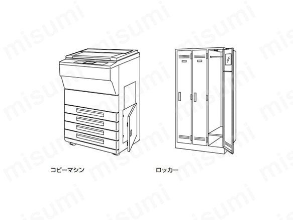 シグナルマグネットキャッチ アルミフレーム取付用セット AS-SMC 使用例