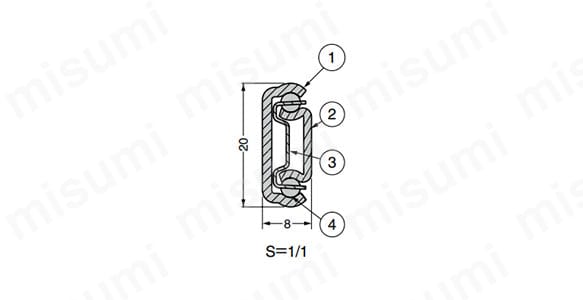 Accuride スライドレール C2421:関連画像