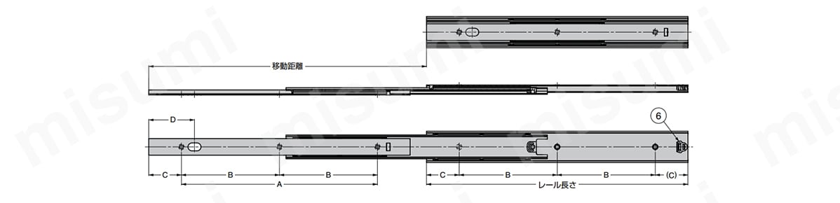 スライドレール CBL-RA31:関連画像