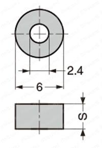 BI-FIX ファスナー サイズ08 外形図4