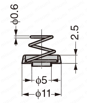 BI-FIX ファスナー サイズ08 外形図9