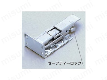 ステンレス鋼製超強力三方向キャッチボルト 8807-1068SS・8907-1069SS 内コーナー型 PAT 外観図2