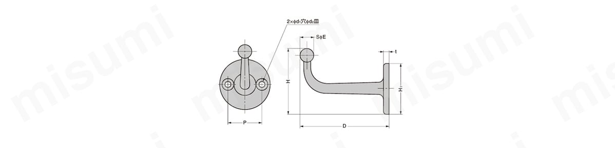 フィニッシュコートフック_FC 寸法図